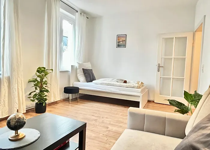 Appartement Zentrales Bis 4 Personen Mit Kueche Und Wohnzimmer - 54m² *