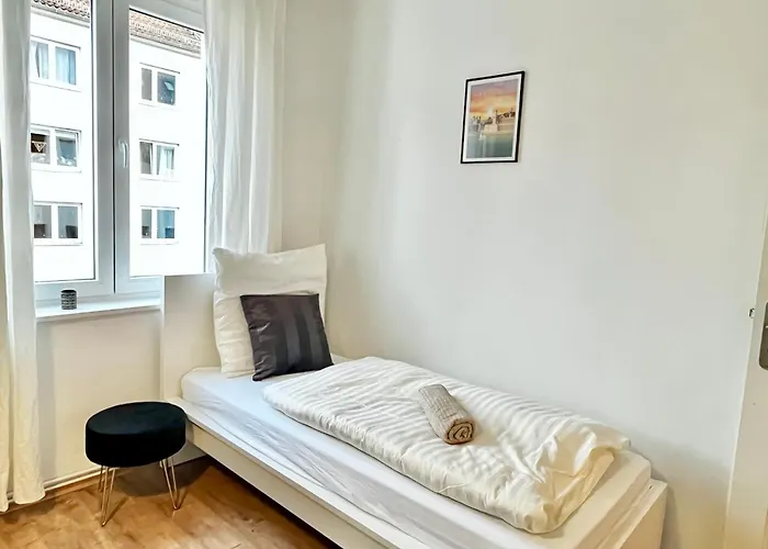 アパート Zentrales Bis 4 Personen Mit Kueche Und Wohnzimmer - 54m²