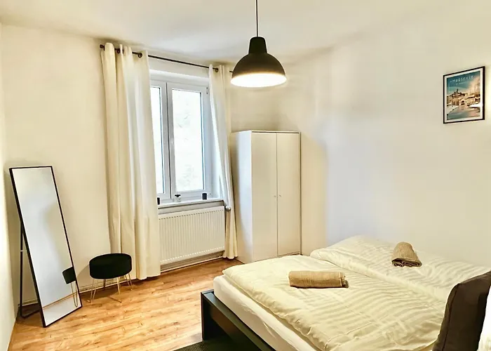 Zentrales Bis 4 Personen Mit Kueche Und Wohnzimmer - 54m² * ハノーファー